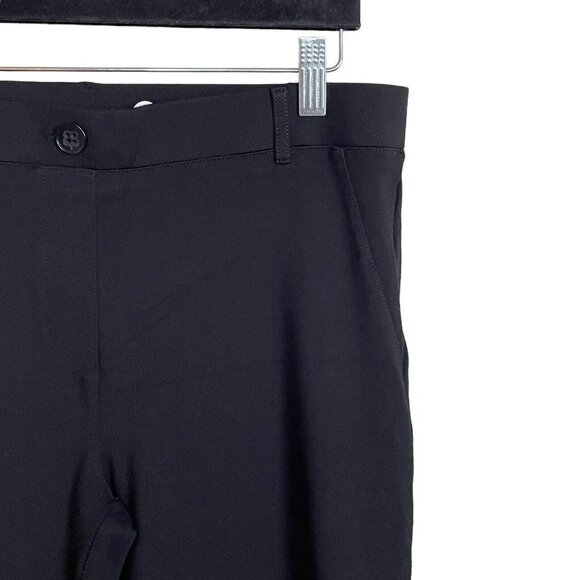 Betabrand Classic Black Boot Cut Pull On Pants Size Petite L W0104-BK - Picture 2 of 5